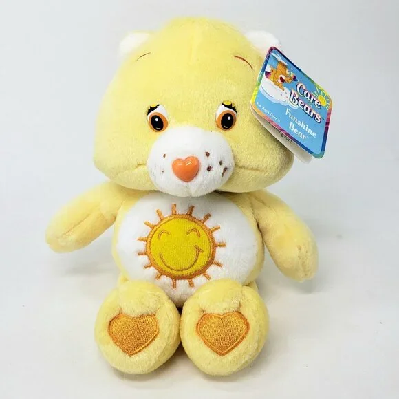 Care Bears Toys 202 Vintage Care Bears Yellow Funshine Bear